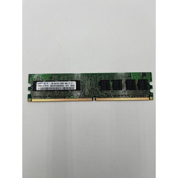 Samsung 1GB 1Rx8 PC2-6400U-666-12-ZZ M378T2863RZS-CF7 0835 PC Memory - Picture 1 of 2
